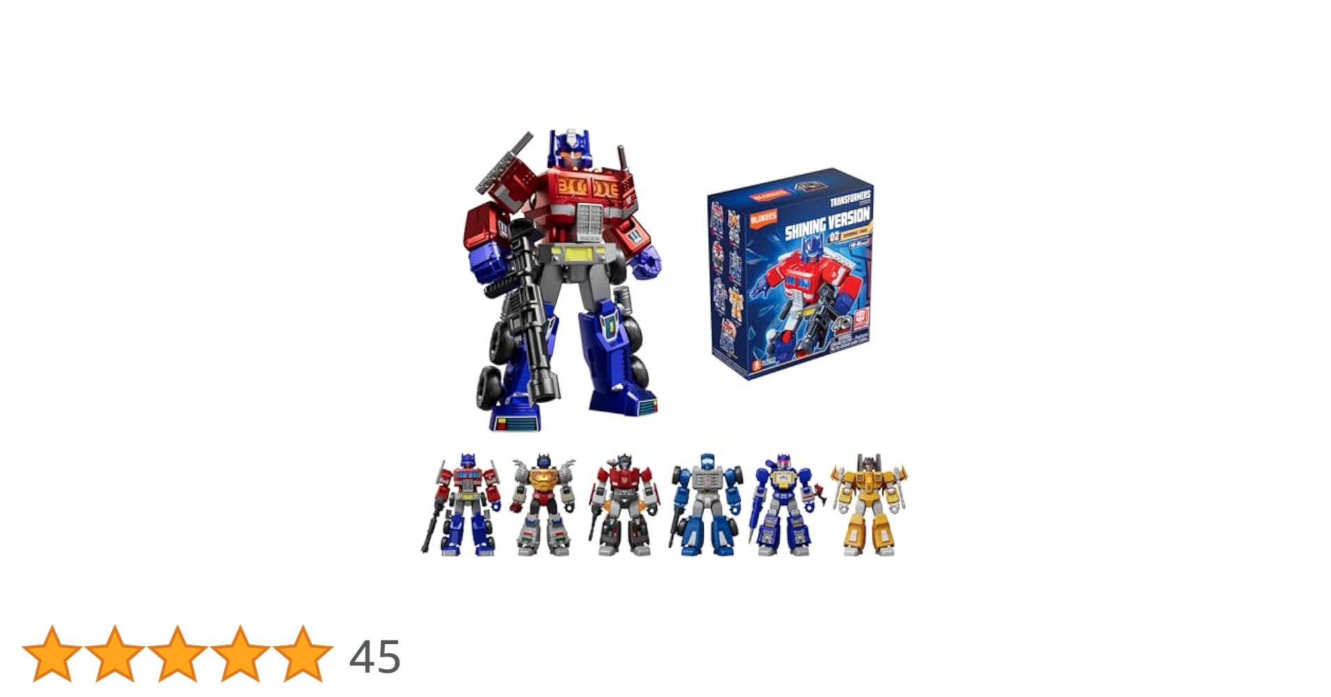 BLOKEES Transformers Shiny Wave 2 Articulated Collectible